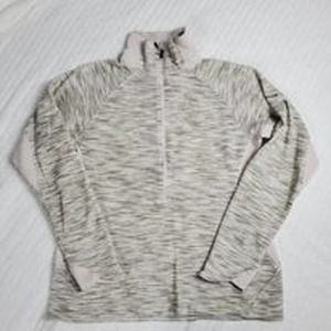 Columbia 1/2 zip Bone Marled Space Dyed Longsleeve Lightweight Pullover |M